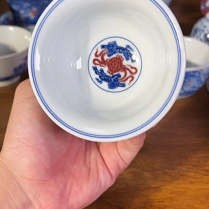 景德镇釉里红瓷器