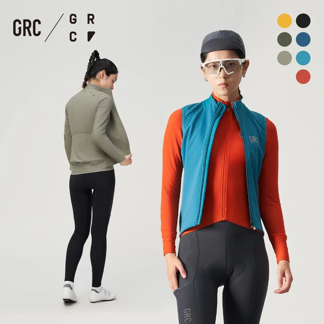 GRC桀骜无尽秋冬新款TECH系列抓绒防风保暖公路自行车骑行马甲女