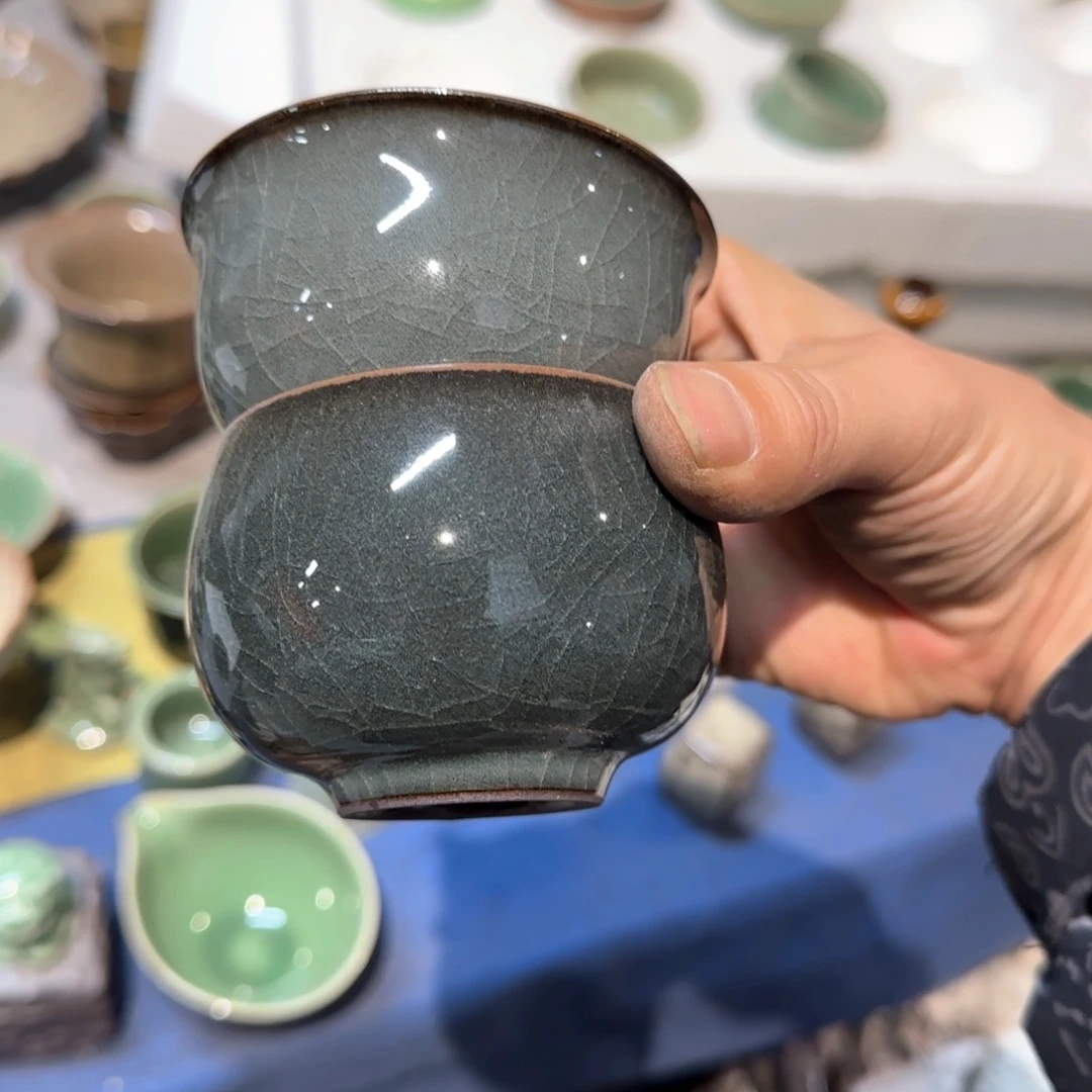 小金茶具青瓷茶器