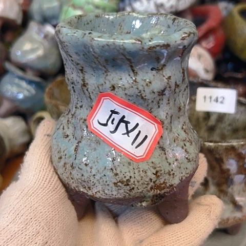 粗陶花盆手工花盆制作