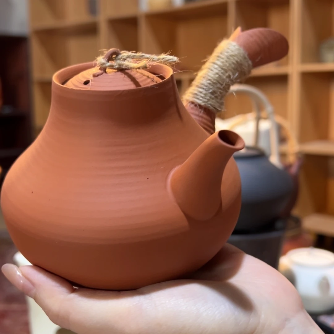 陶鸡蛋黄梨壶500cc