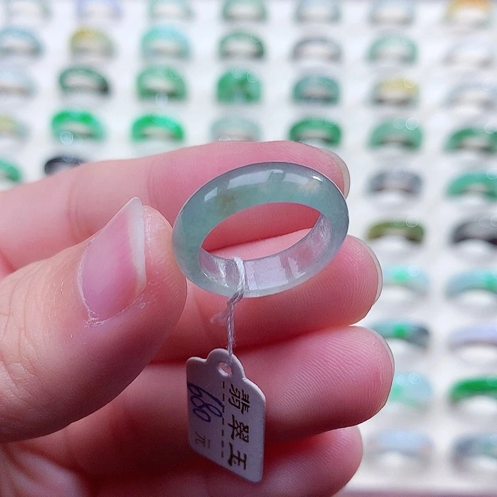 翡翠未镶嵌戒指12号