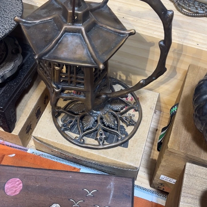 铜中古工艺品摆件