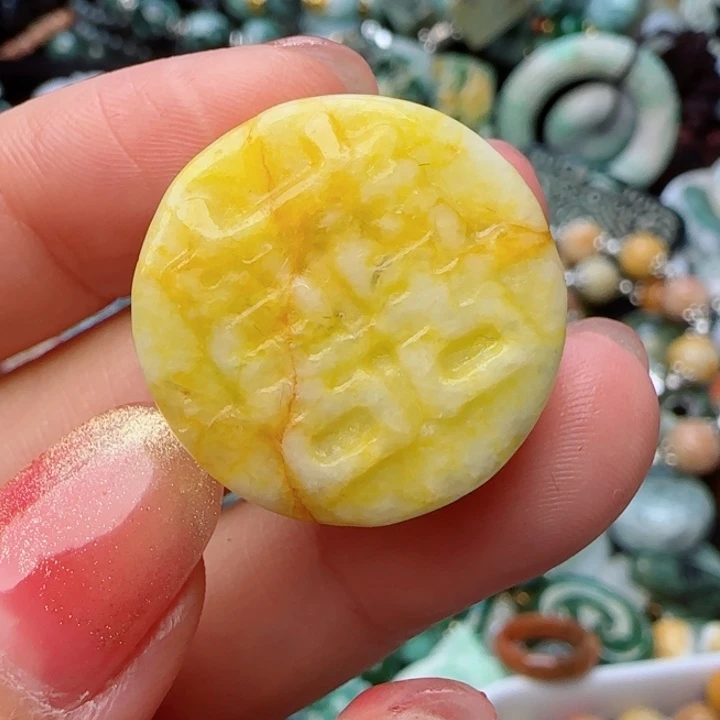 翡翠颈饰未镶嵌天然A货43