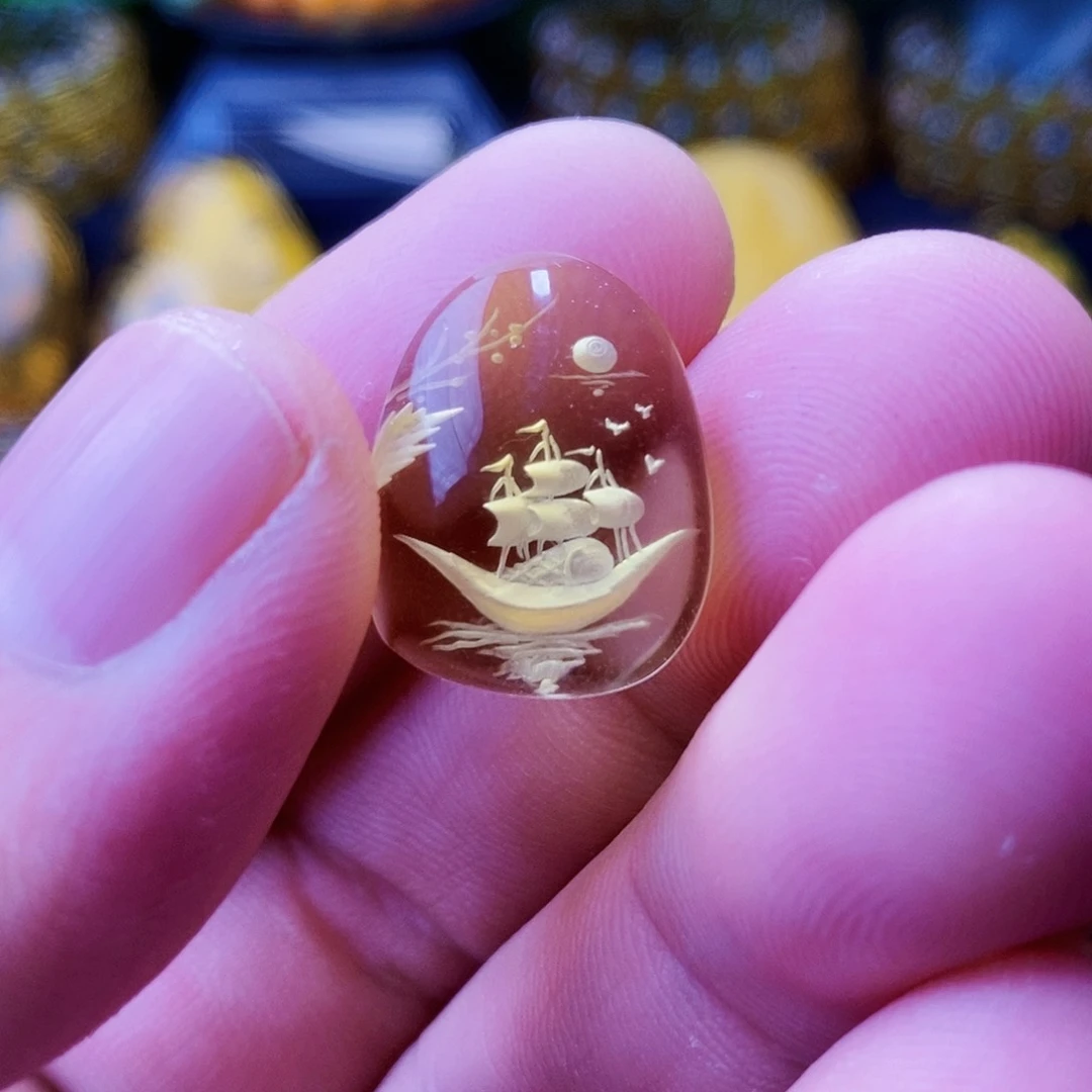 【闪购商品】金珀吊坠(不含链)未镶嵌