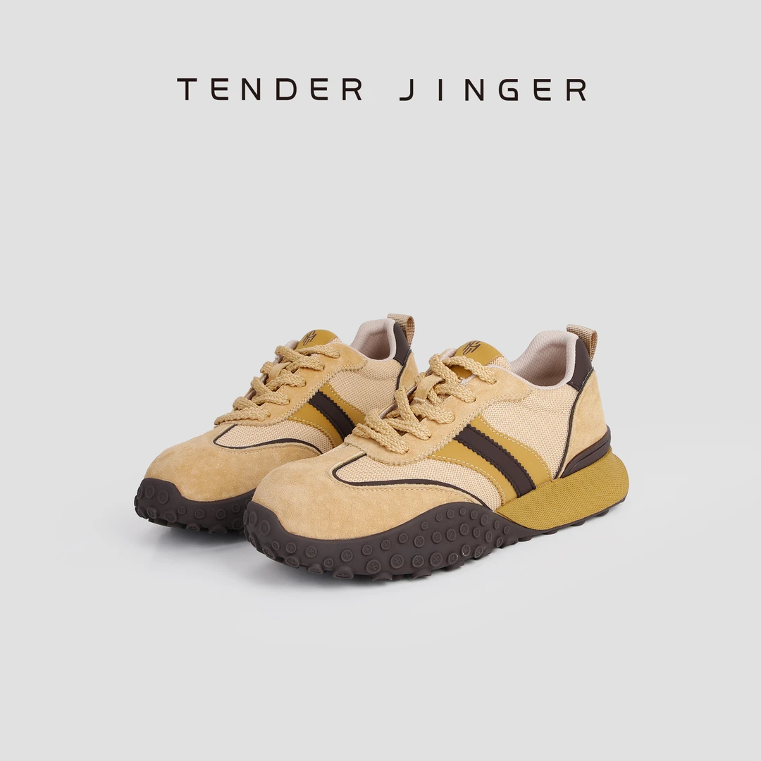 Tender Jinger｜线下专供 双色厚底粗鞋带休闲运动鞋 M250835