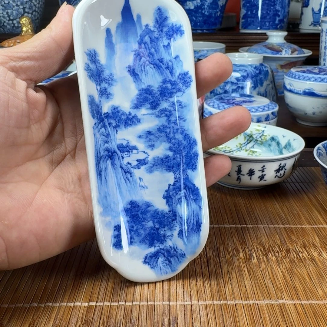 小***记瓷片当代景德镇陶瓷手绘茶具