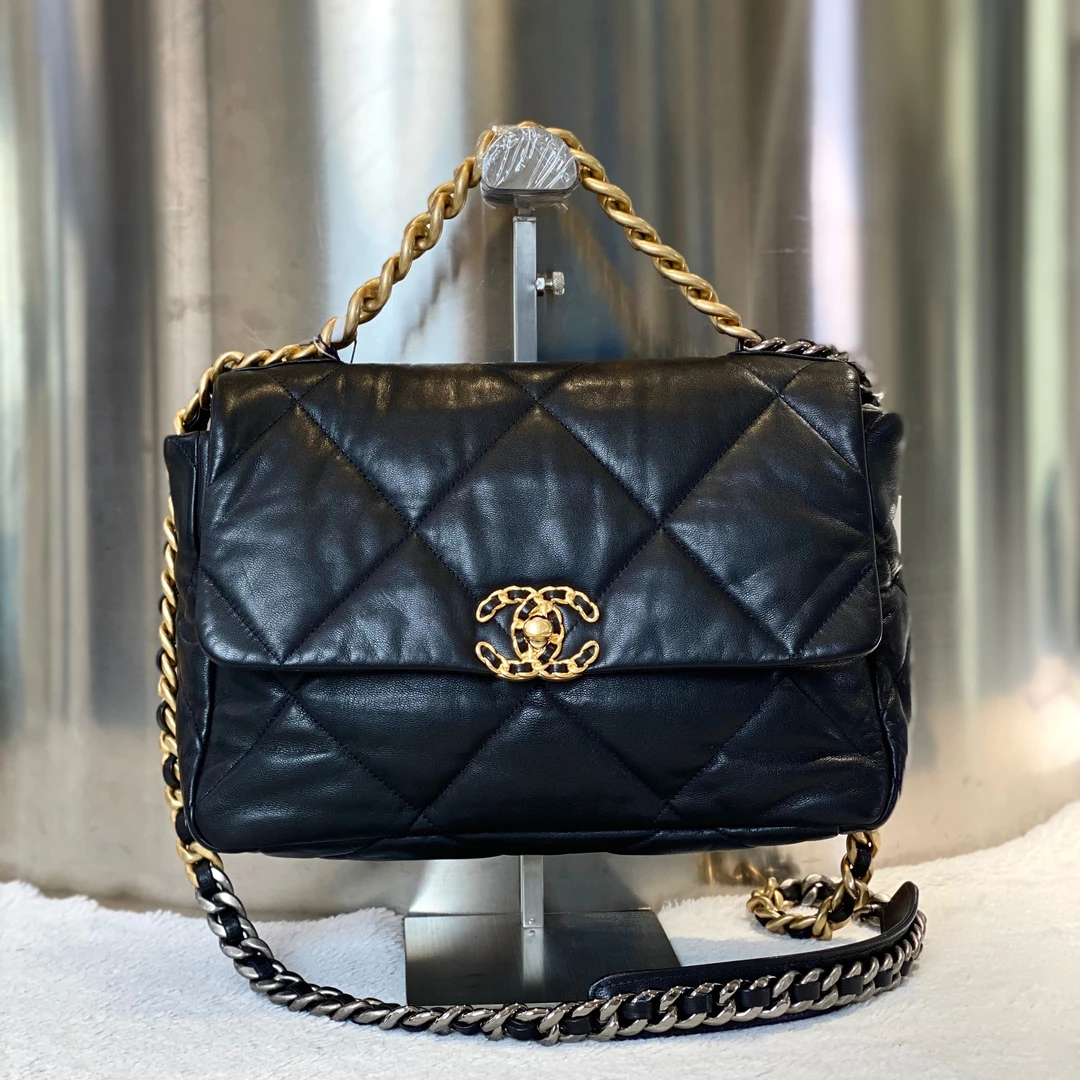 99新 Chanel/香奈儿 爱马98新香奈儿19Bag大号5115