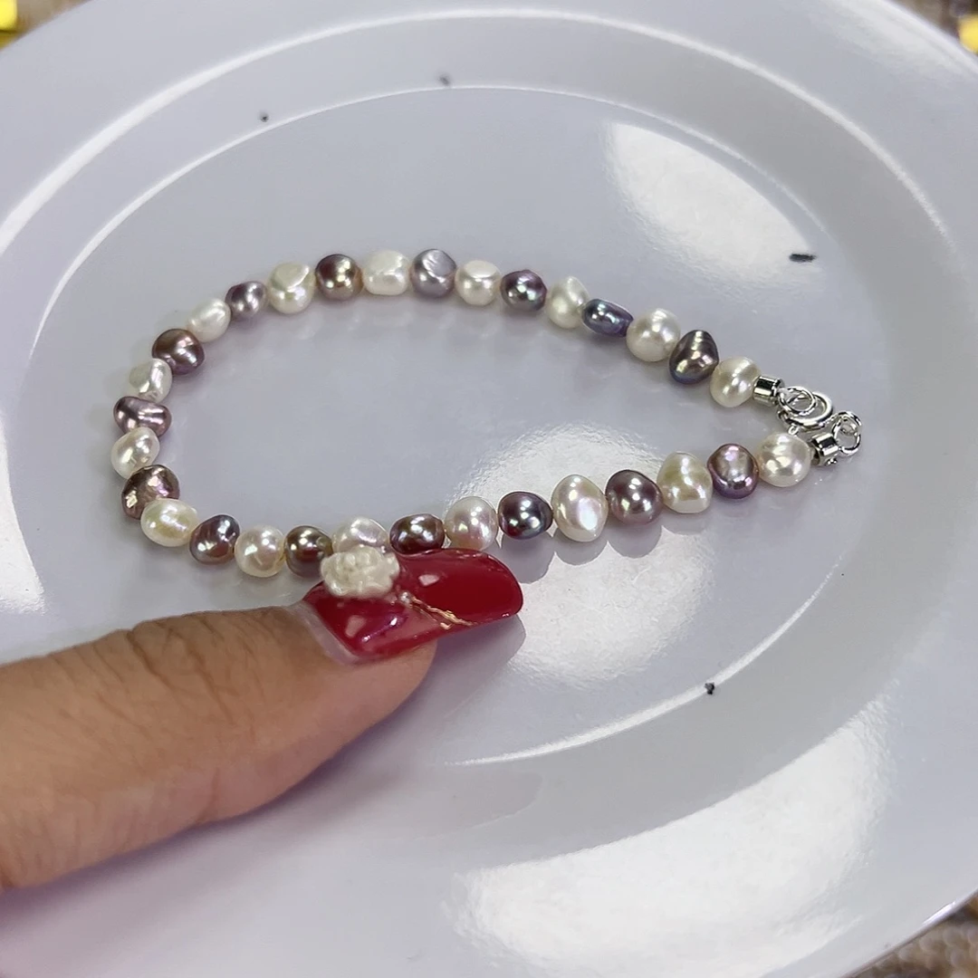 手绳淡水珍珠钛钢