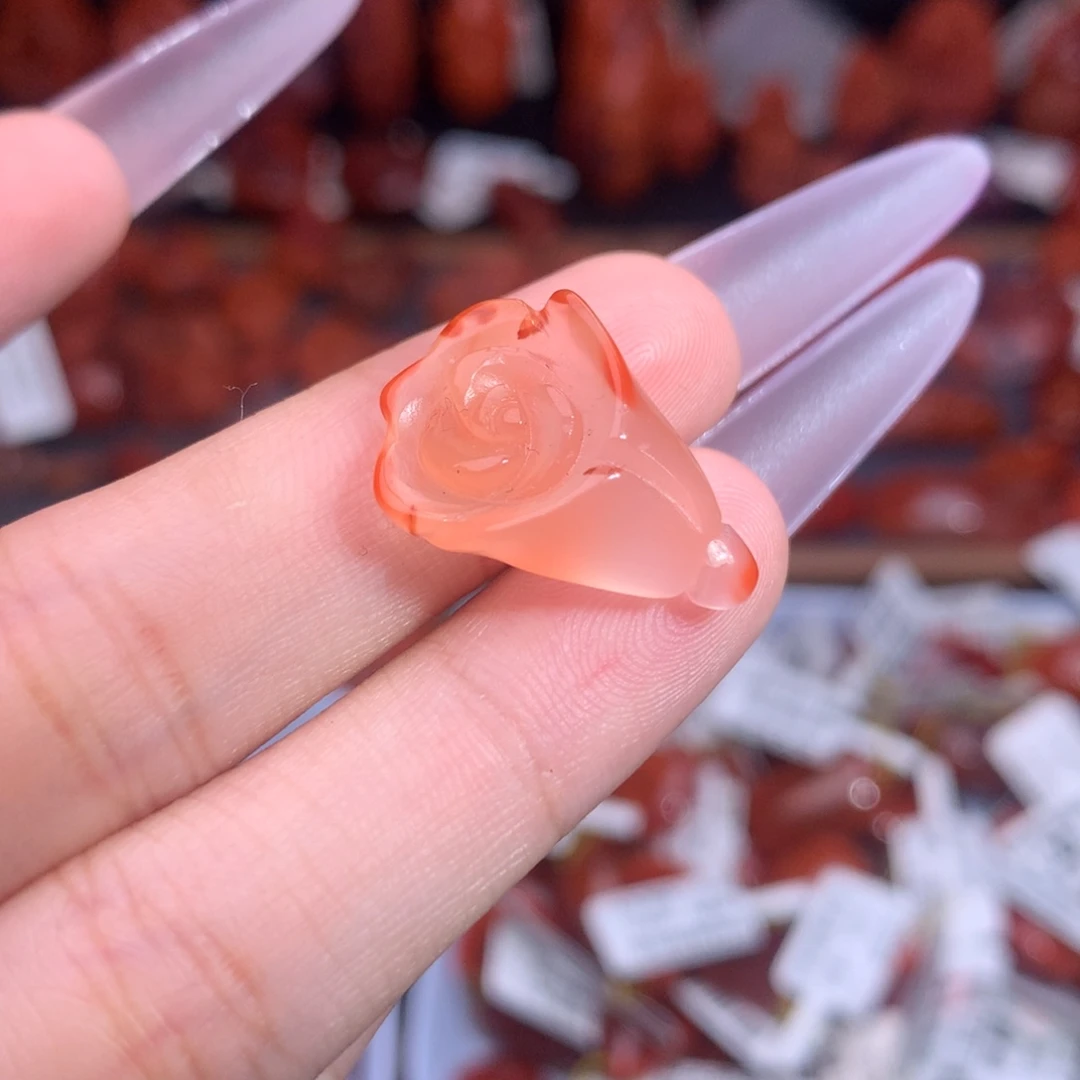 南红玛瑙未镶嵌珠宝半成品花束