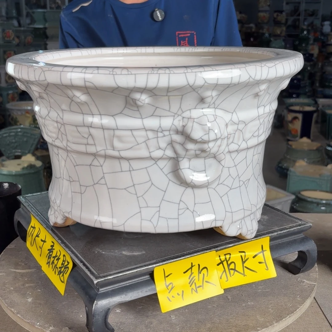 一风堂石湾花盆 内29*17
