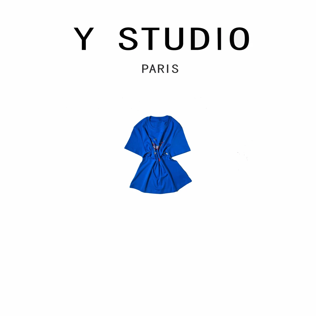 【大妮专属】【落棠逢春】新款百搭圆领短袖T恤女BU-DNH346