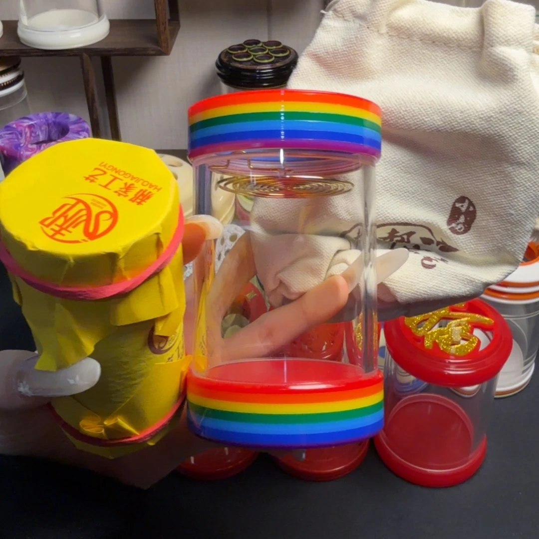 新年限定彩虹蝈蝈叫罐