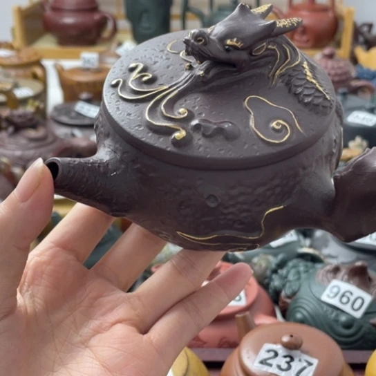 大****坡嘴巴开裂紫砂微瑕