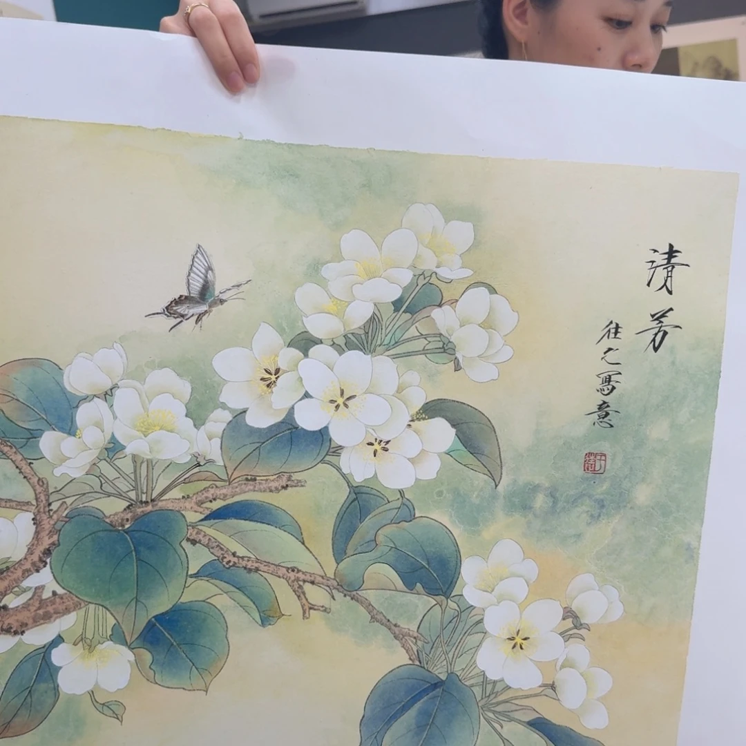 国画国画作品山水花鸟