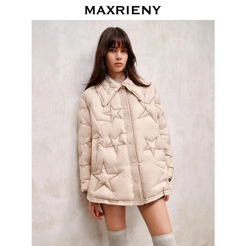 MAXRIENY【防寒】热力感冬季短款轻羽绒服