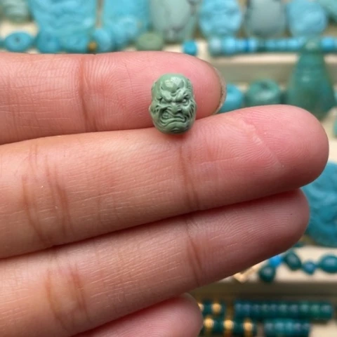 绿松石罗汉未镶嵌