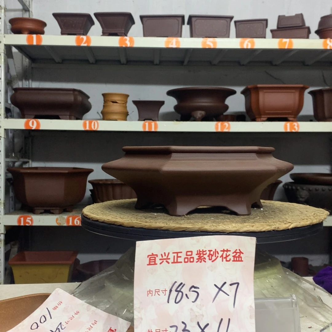 紫砂花盆宜兴紫砂花盆包邮