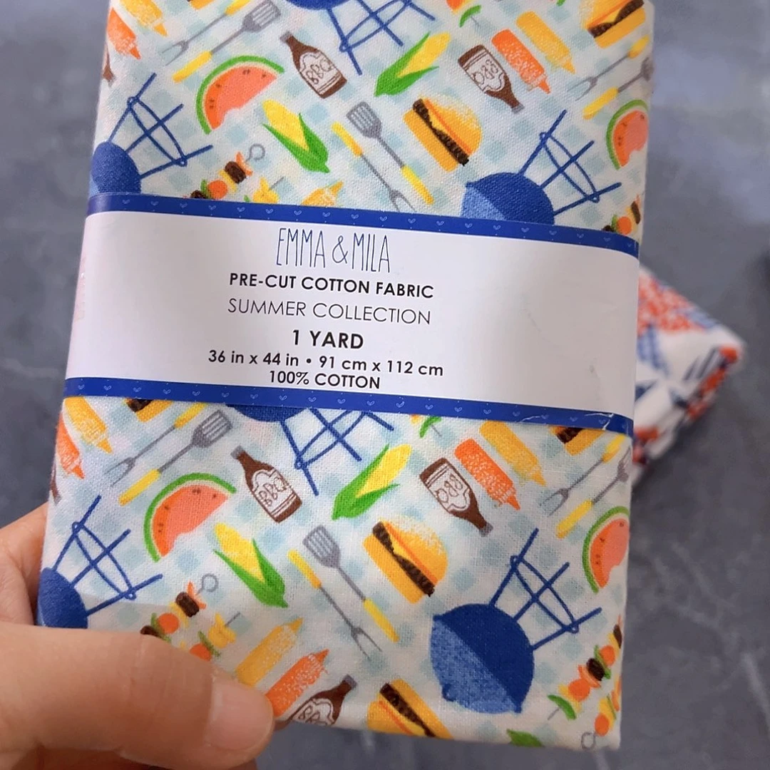 一码品牌纯棉平布1.1米宽果子布艺版