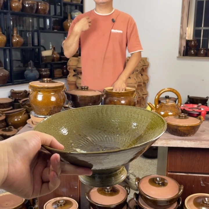 粗陶土大碗果盘大碗果盘