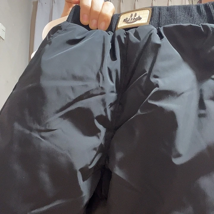 110码黑色笑脸厚裤子