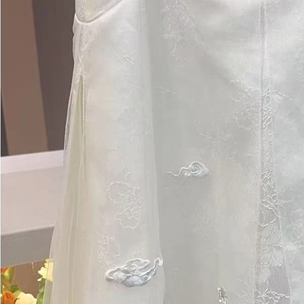 【婉婉定制】【祥云】新中式欧若风裙子CDW5QZ7744A