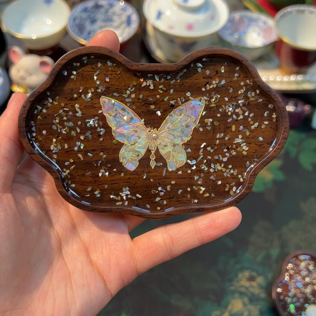 摆件 特价蝴蝶大杯垫