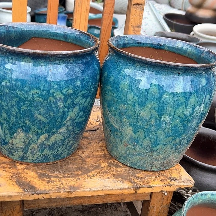 紫砂花盆口18高19。。。。。。。。。。。。。