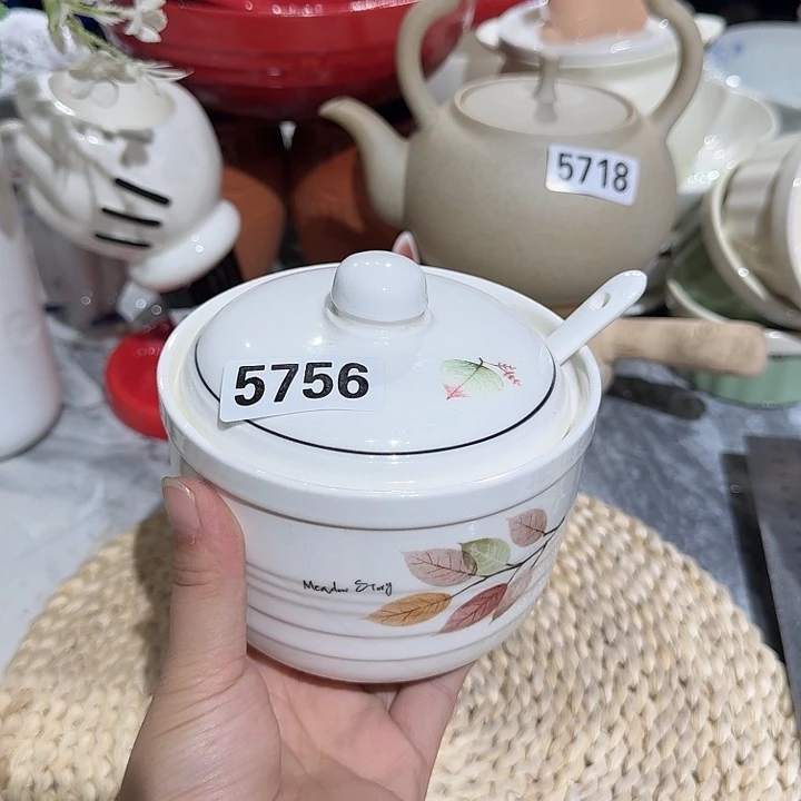 瓷片微瑕陶瓷满15包邮5756
