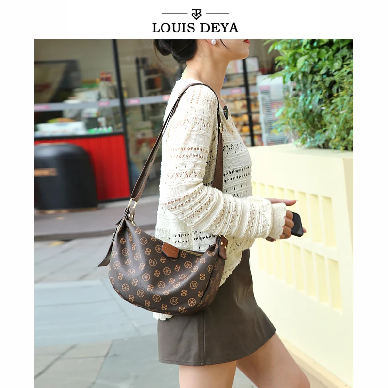 秋冬新款饺子包时尚休闲简约复古腋下包单肩斜挎包