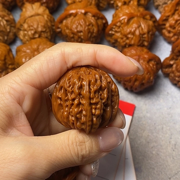 把件文玩核桃四座楼