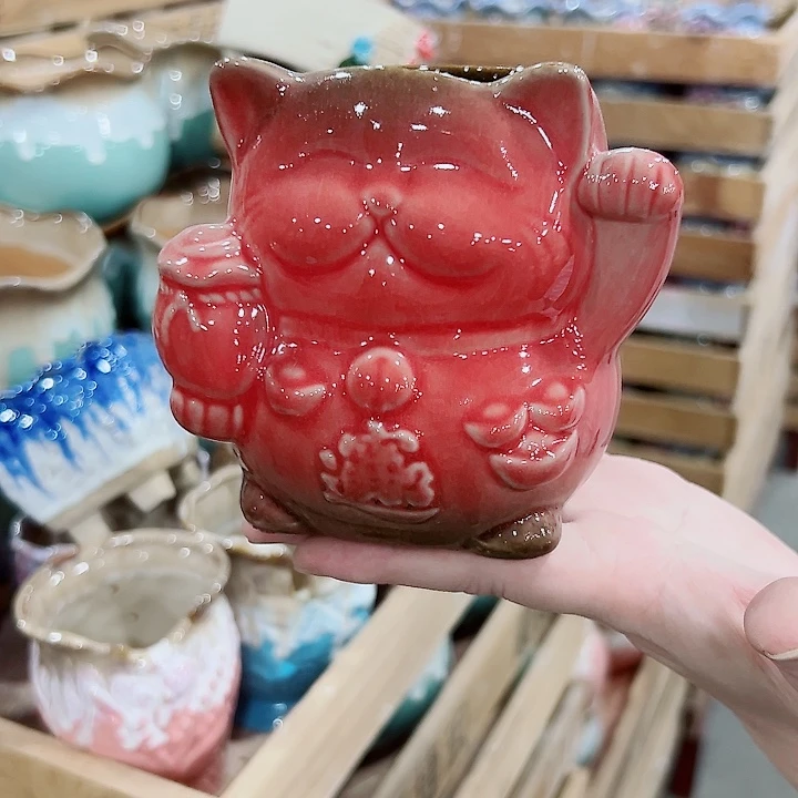 有孔，满10元发货多肉陶瓷花盆