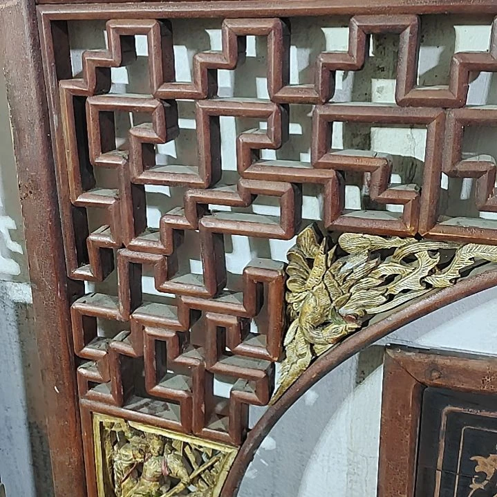 香榧木手工人物木雕花板