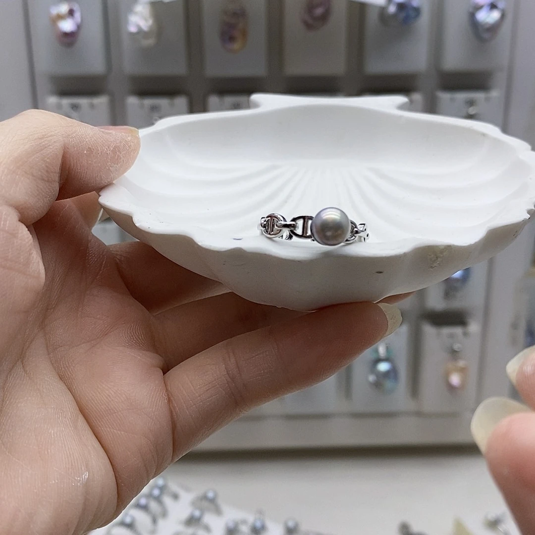 颈饰合金淡水珍珠