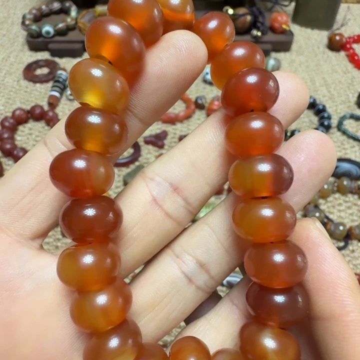 收***玩陶瓷珠子摆件手串
