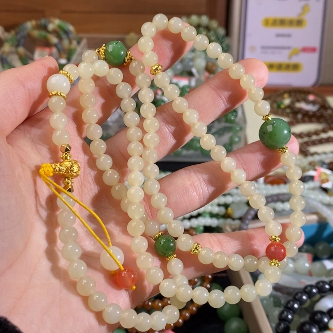 和田玉手链未镶嵌