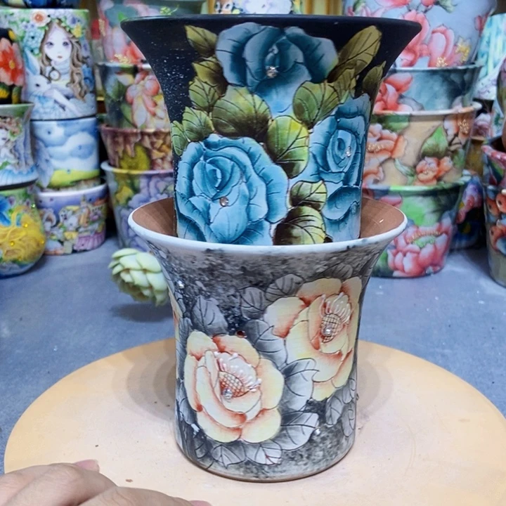 景德镇艺术手绘作品