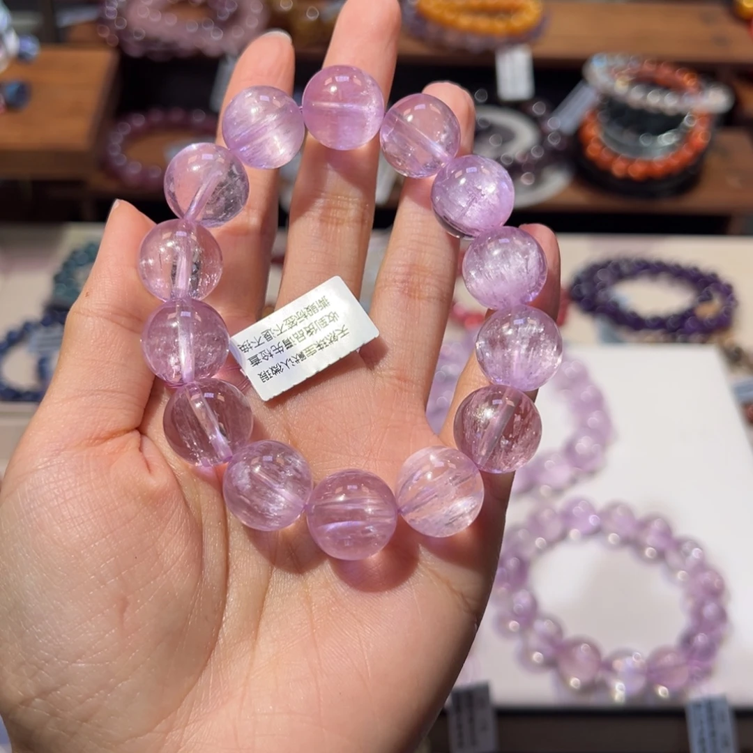 C***t15m殿堂级猫眼紫锂辉锂辉石未镶嵌