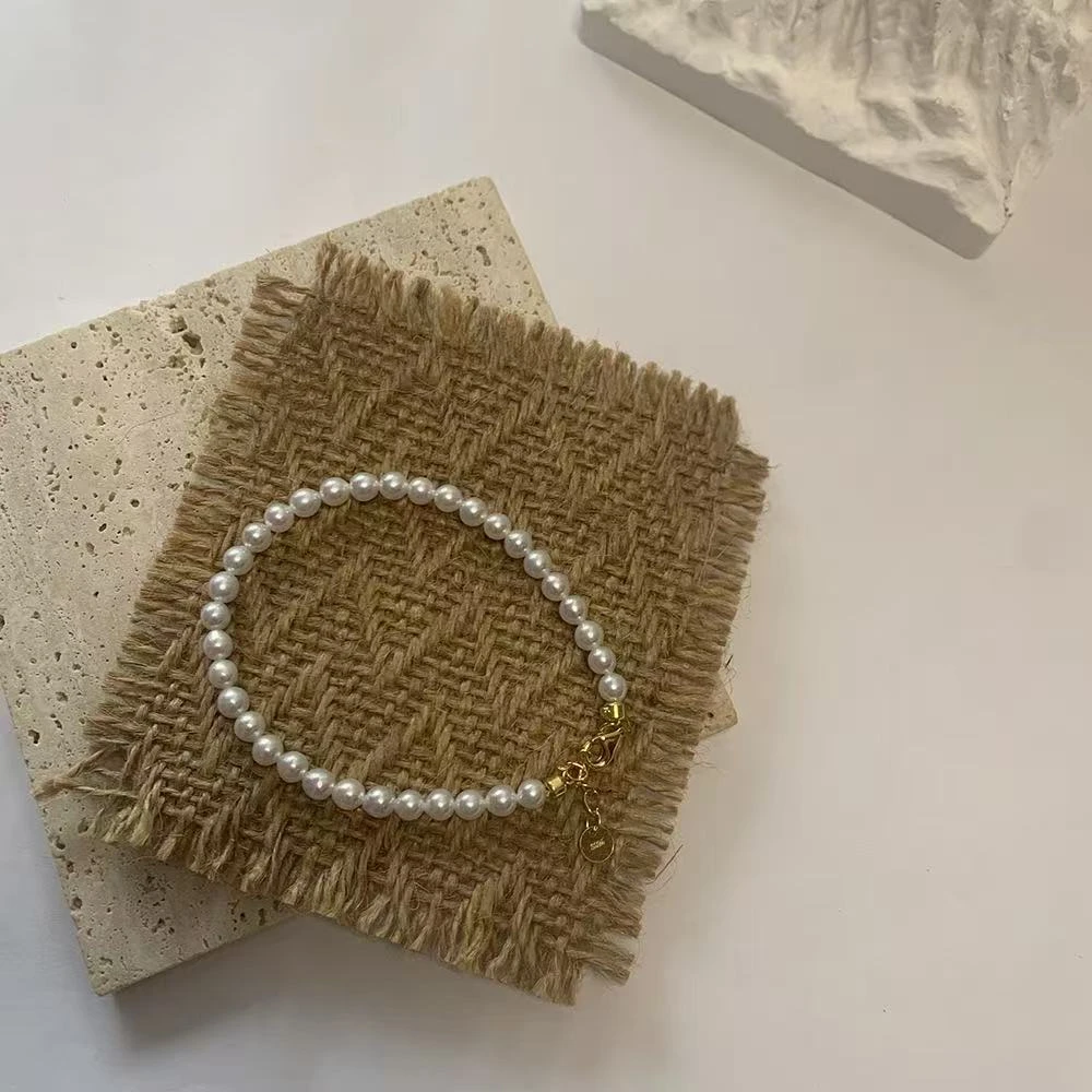 3-5mm时尚经典小米珠简约百搭气质素圈百搭叠戴s