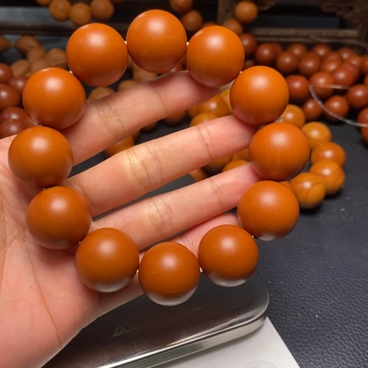 车***复手串橄榄核2.05尺寸铁核光珠全品