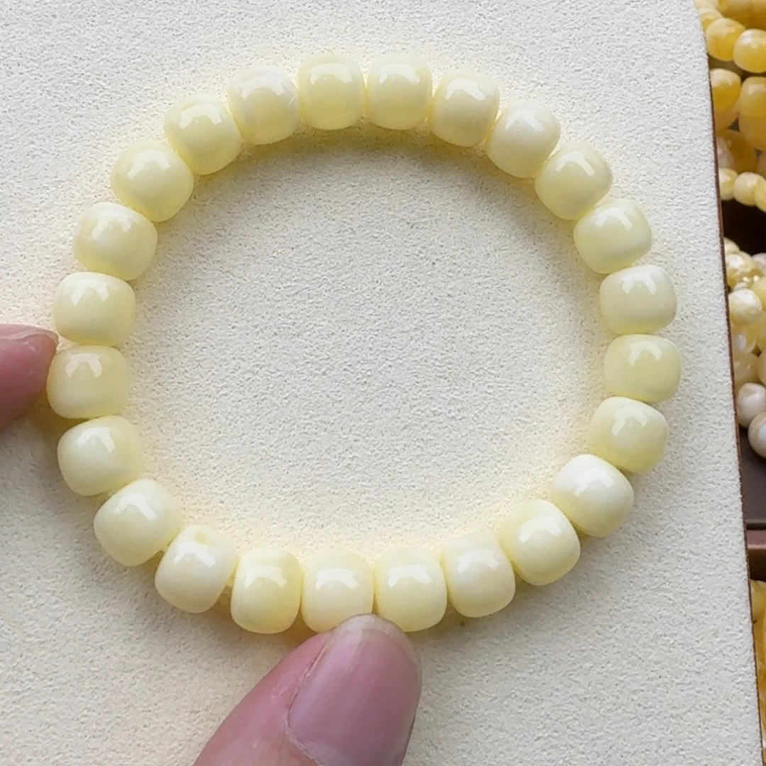 琥珀手链未镶嵌后***海蜜蜡手串