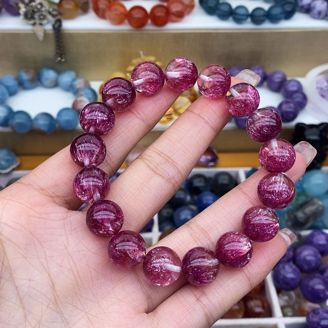 烟晶手链未镶嵌爆彩