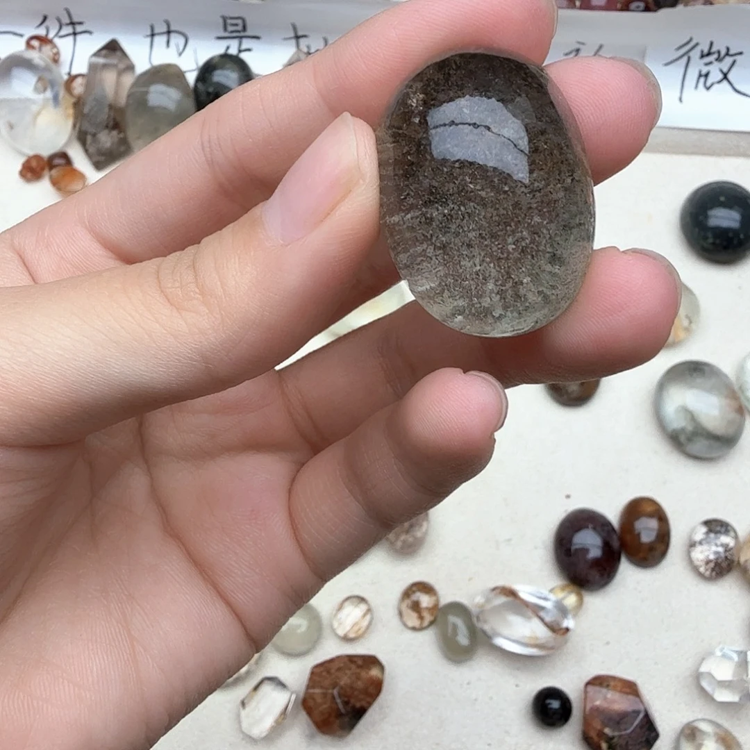 ****皮未镶嵌珠宝半成品水晶