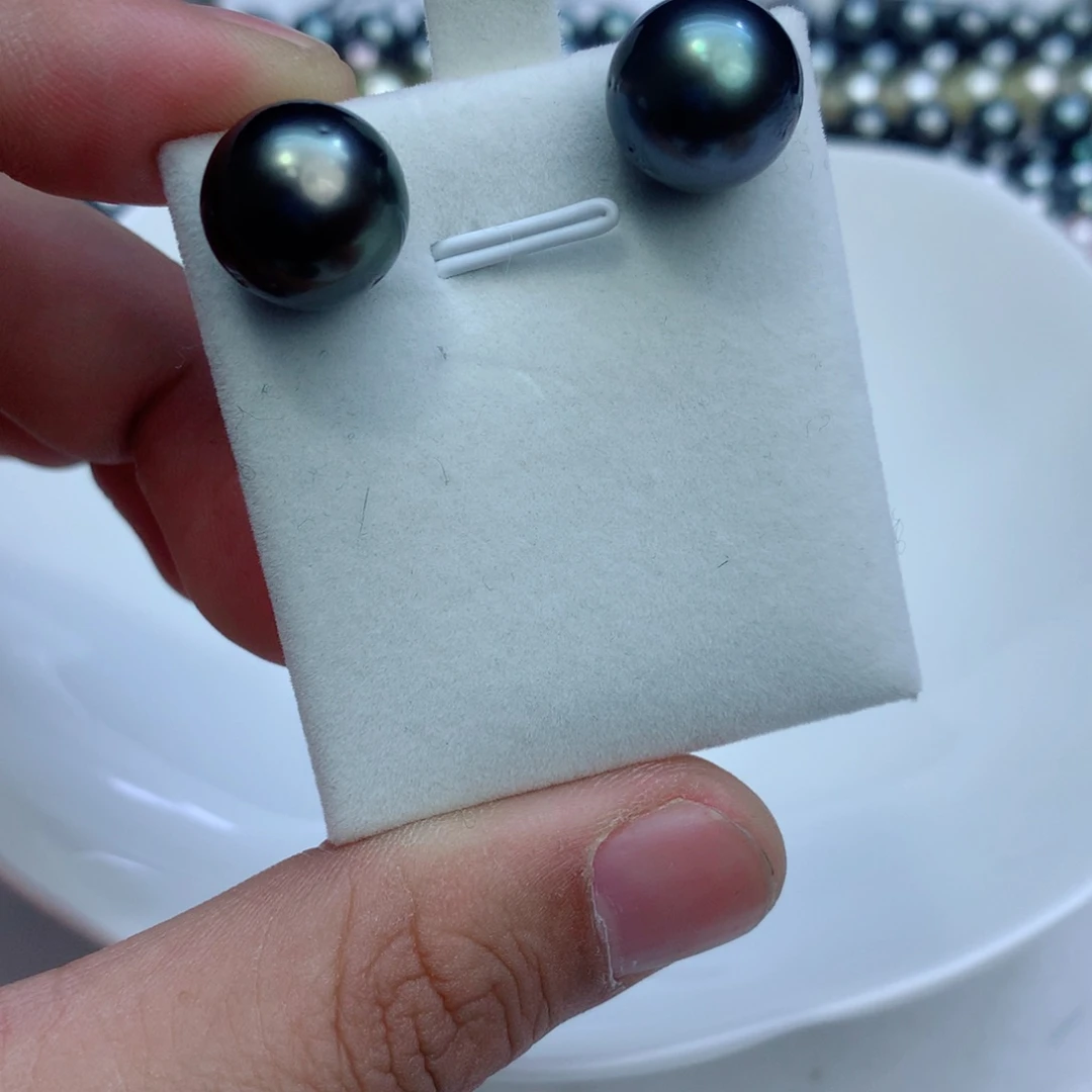 海水珍珠耳饰18K金镶嵌