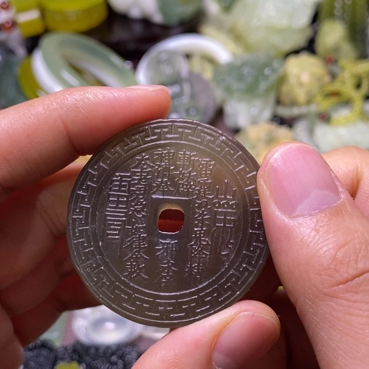 岫玉未镶嵌岫玉颈饰