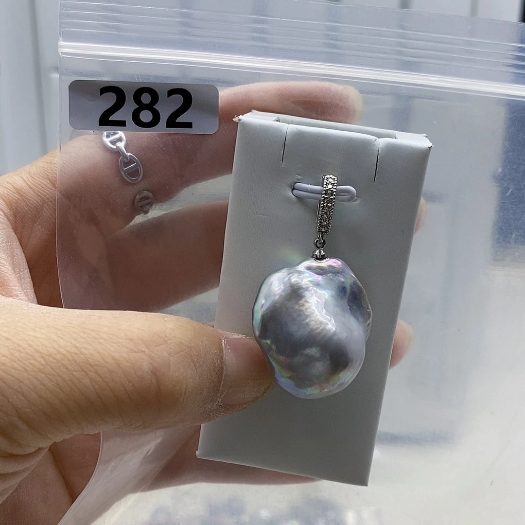 颈饰合金淡水珍珠