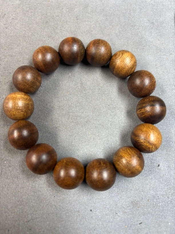 979沉木圆珠手串