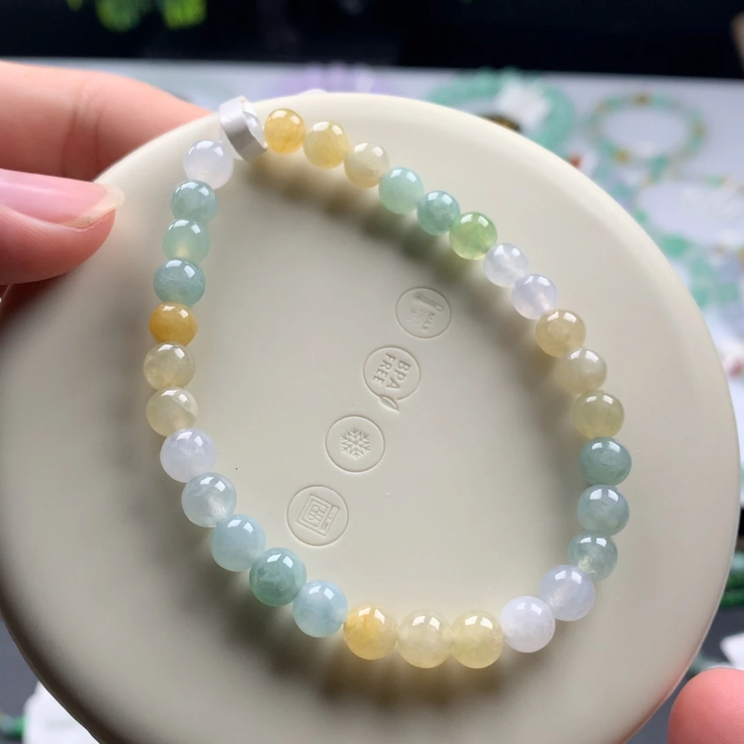 翡翠未镶嵌手链卡