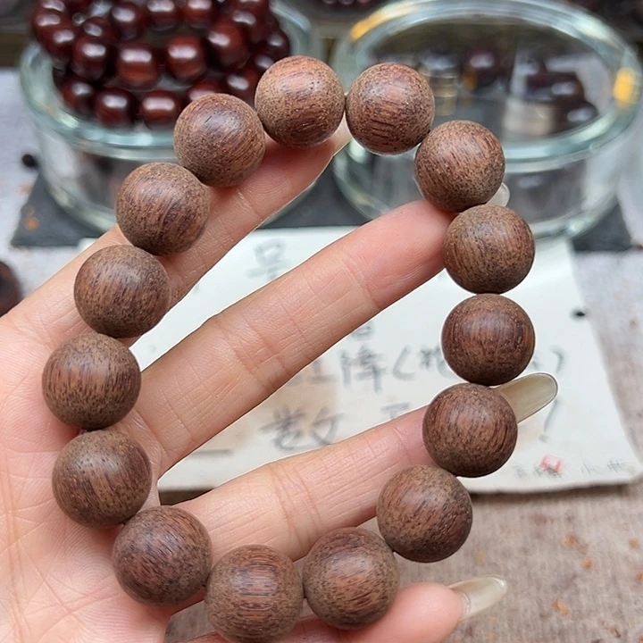 降真香手串/手链降真香1.5白油一档。  12
