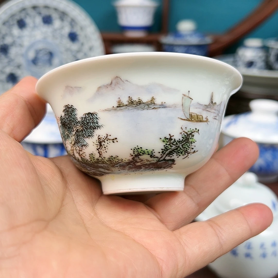 杯子橘*景德镇陶瓷茶器